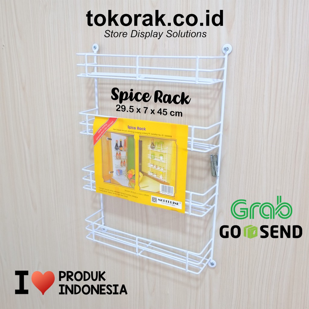 RAK BUMBU DAPUR SPICE RACK MODELLINE