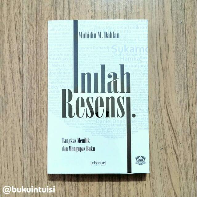 Buku Inilah Resensi Edisi Tanda Tangan Muhidin M Dahlan Gusmuh Shopee Indonesia