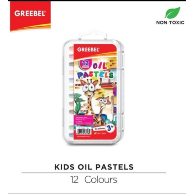 

crayon oil pastel 12 warna merk grebeel