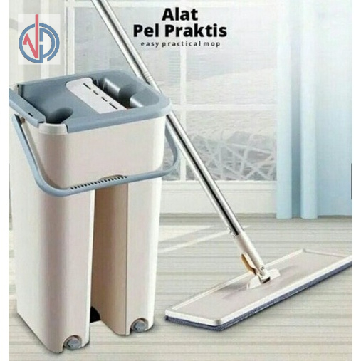 MAGIC MOP / SPRAY MOP / PEL KOTAK / ALAT PEL LANTAI PRAKTIS FREE PACKING DUS VD