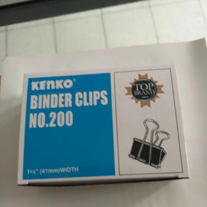 

Klip | Kenko Binder Clip No 200 - Gross Isi 12 Doz.