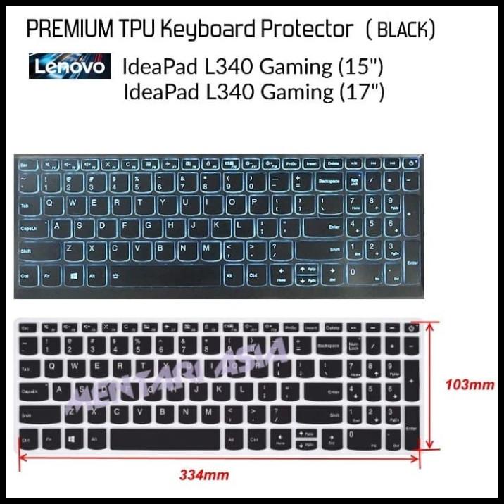 Keyboard Protector Lenovo L340 Gaming - Premium Tpu Black