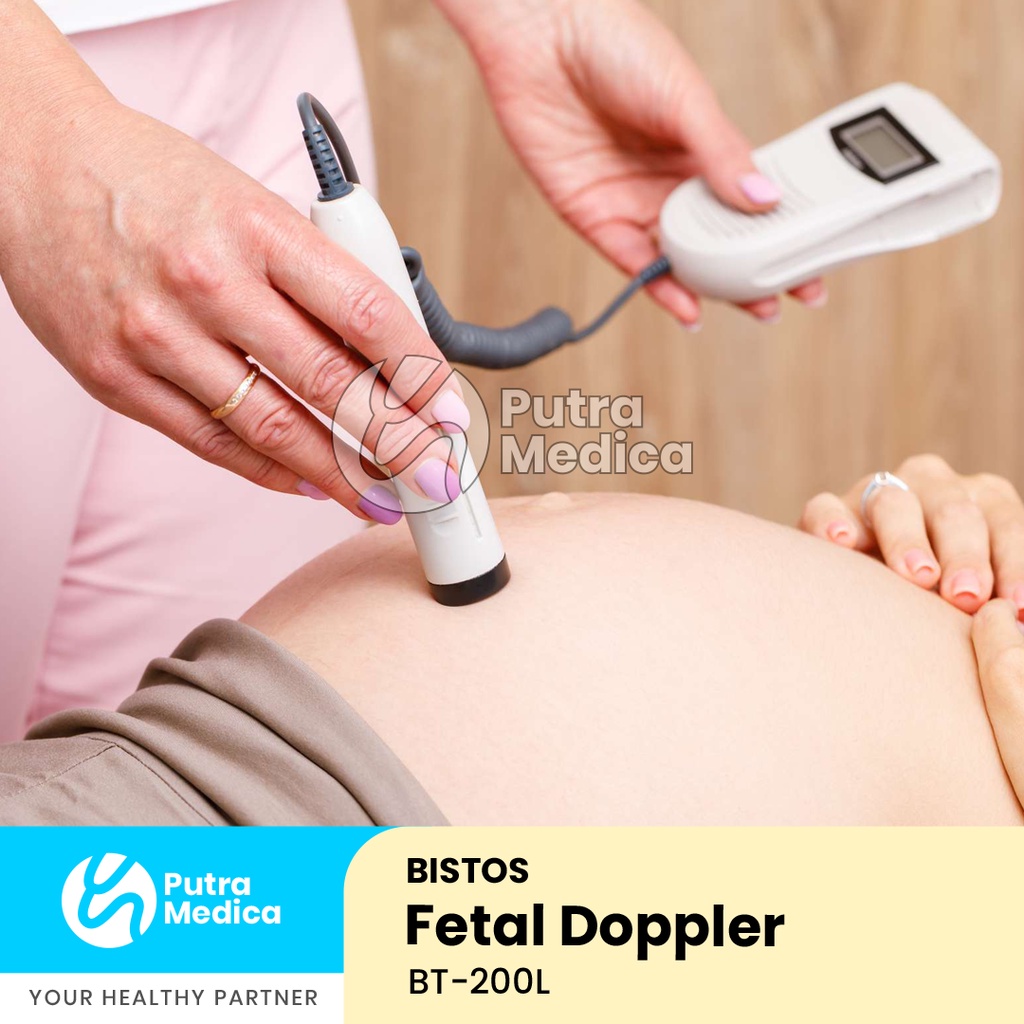 Bistos HI-bebe Fetal Doppler Digital LCD BT200 / Pengukur Denyut Detak Jantung Janin