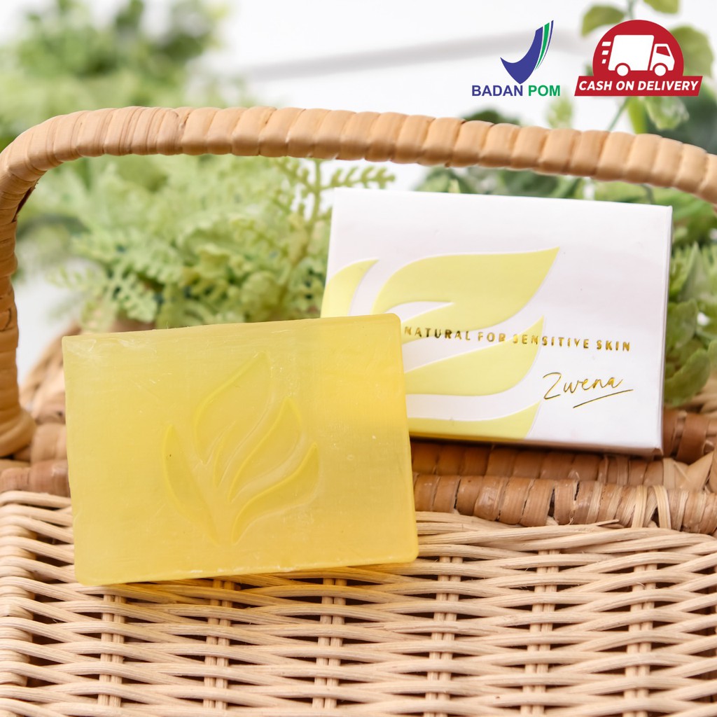 Zwena Natural For Sensitive Skin Soap Sabun Pemutih Untuk Kulit Sensitif BPOM Original