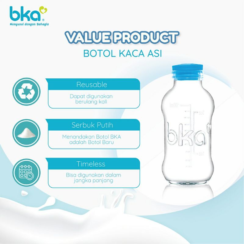 PROMO Botol ASI Kaca BKA isi 8 botol Makassar