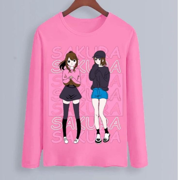 (PROMO MWI98) kaos anak lengan panjang SAKURA SCHOOL SIMULATOR ✮