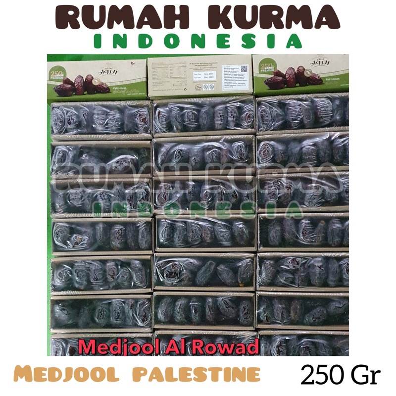 

Kurma Barari Medjool Palestin ISI 24 BOX 250 Gr Original BPOM
