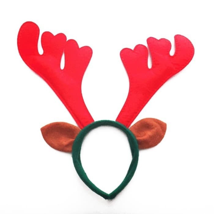 XDHB bando rusa natal christmas headband deer aksesoris rambut