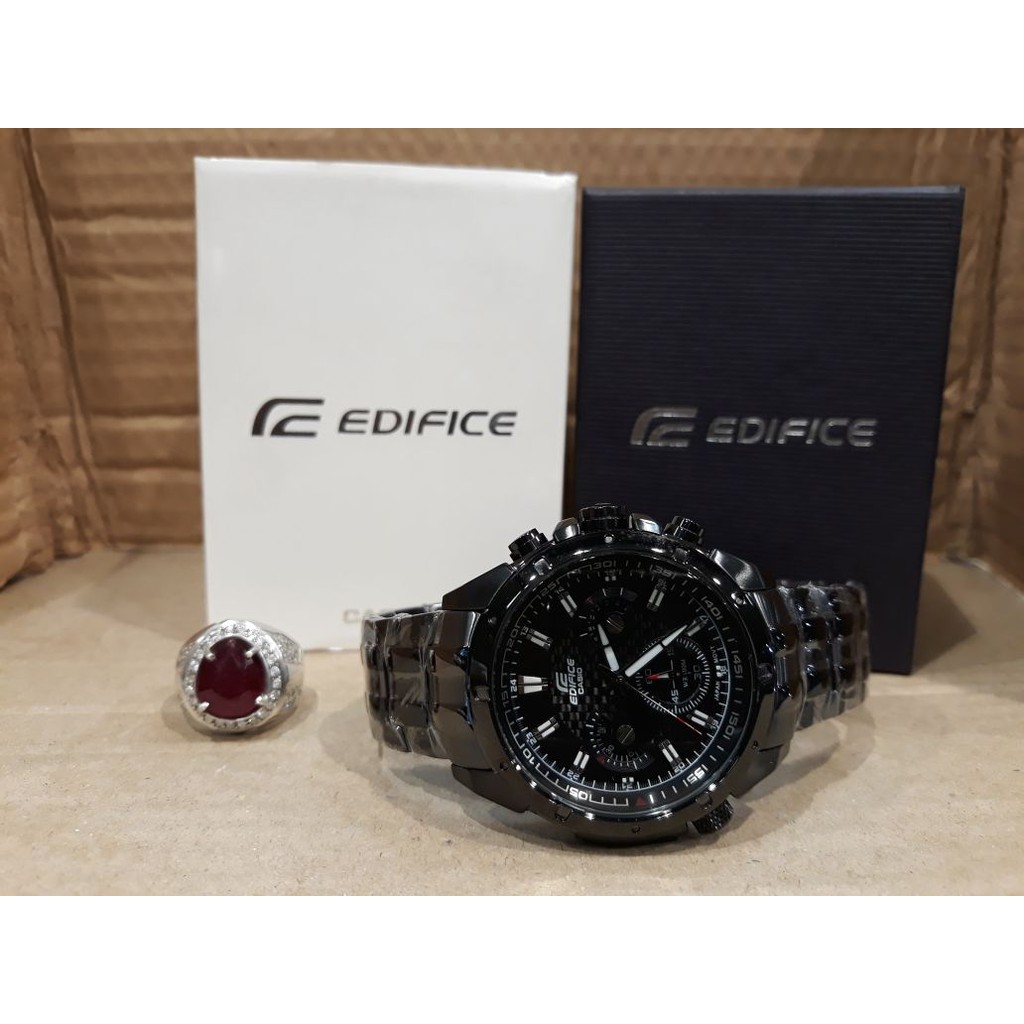 Jam Tangan Casio Edifice EF-535D Black Original BM