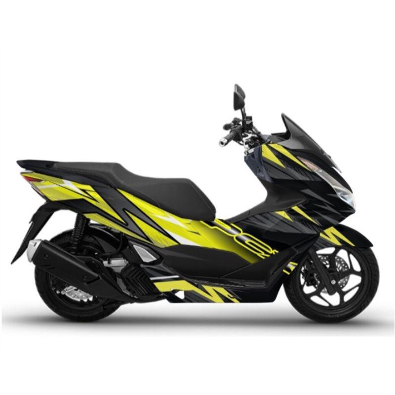 decal full body honda pcx 2021 stiker variasi decal honda pcx 160 full body