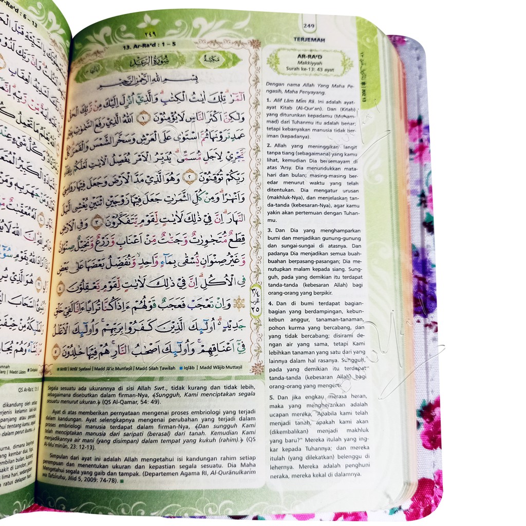 Al Quran Nadira A6 Kain Muslimah Tajwid Terjemah - Cordoba