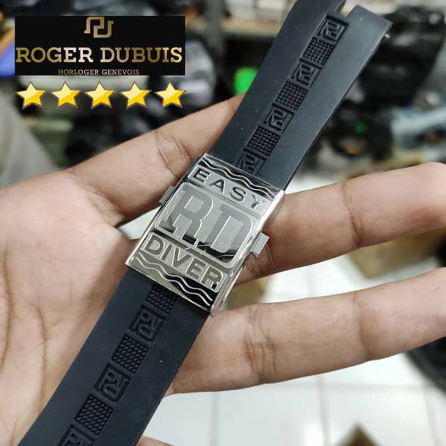 Strap watch Rubber Roger dubuis Rogerdubuis Easy Diver Tali RD