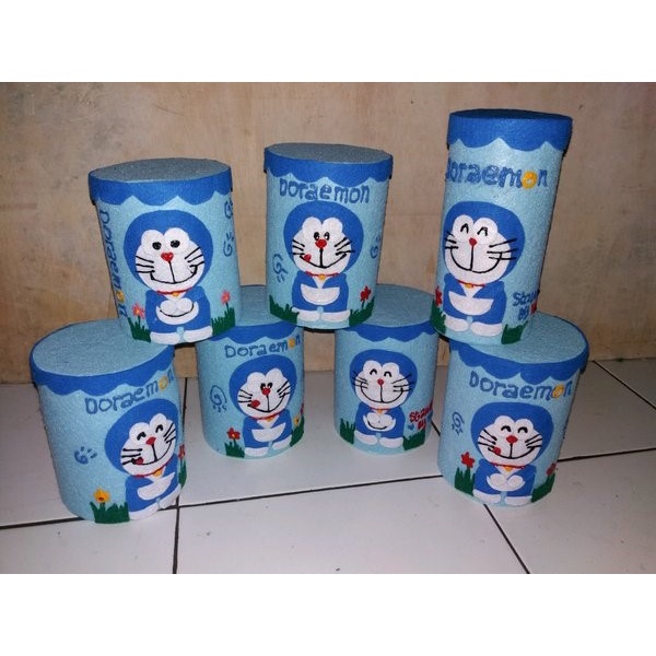 BEST PRODUCT  Celengan Flanel Doraemon Karakter / Celengan Karakter Doraemon / Celengan Hias Karakte