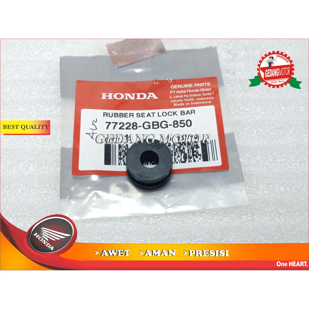 KARET JOK RUBBER SEAT LOCK BAR SUPRA X 125 KARISMA ORIGINAL 77228-GBG