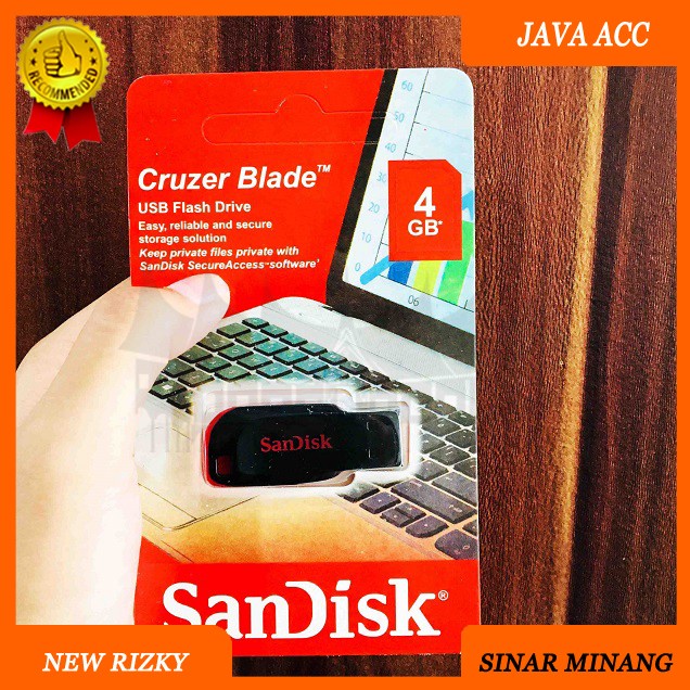 NEW Flashdisk Sandisk 4GB