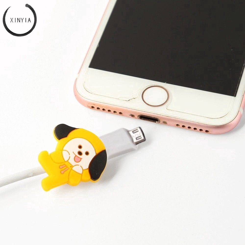 1Pc KPOP Bangtan Boys bt21 Kabel Konektor Charger untuk iPhone