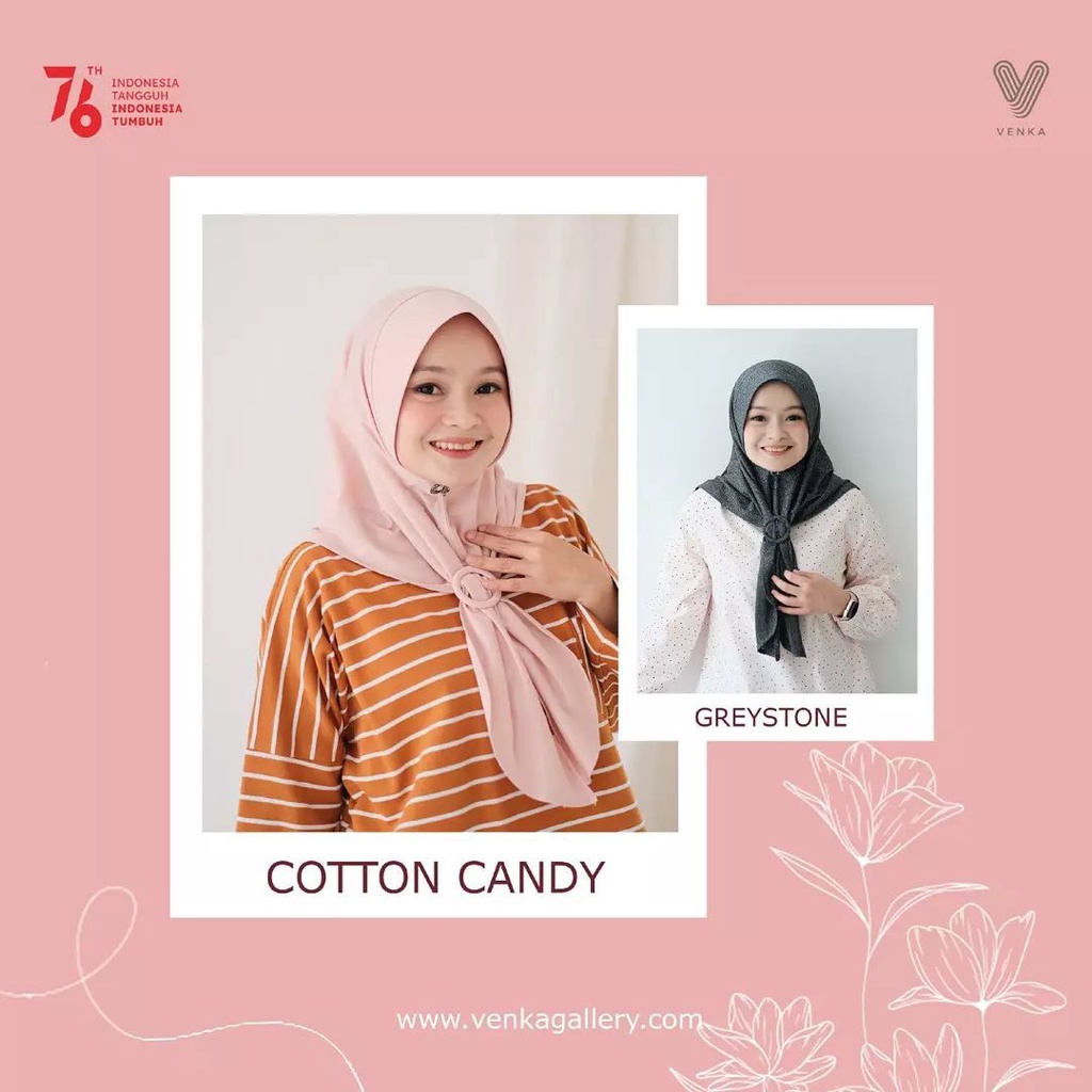 Tiermala Khimar Hijab Bergo Khancy Daily & Sport ( PET )