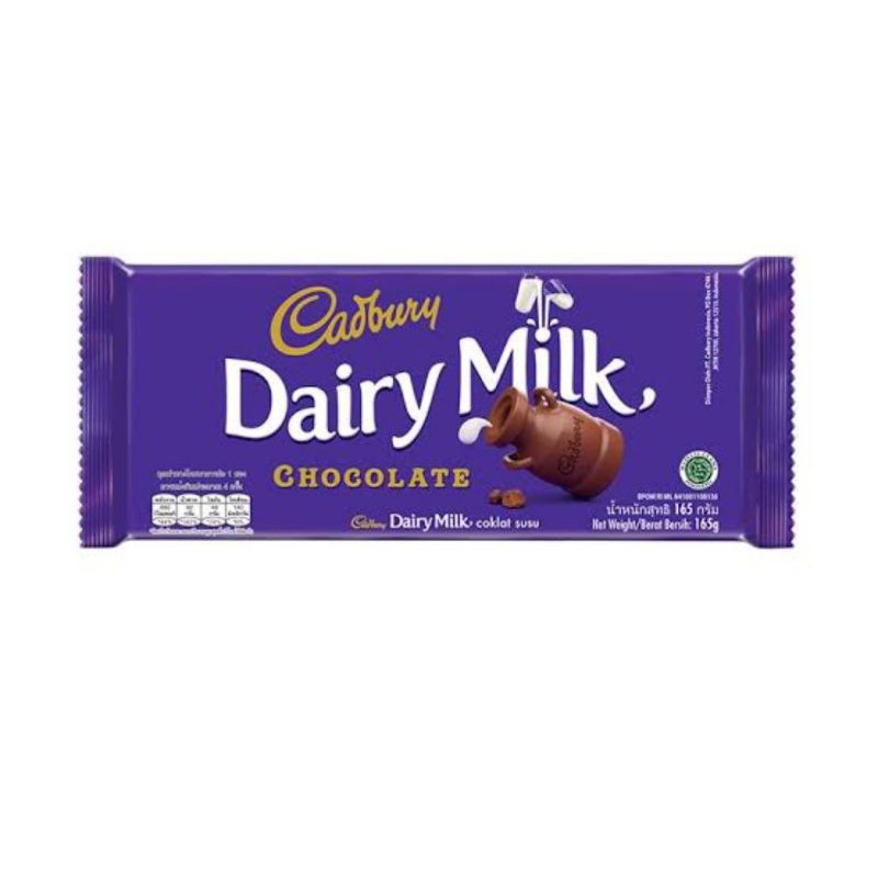 

Cokelat Cadbury Dairy Milk Chocolate 62gr/Import
