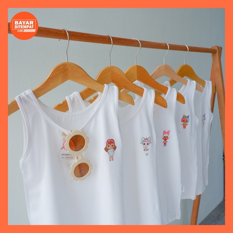 Kaos Dalam Singlet Anak Perempuan Princess Tanktop Anak Tengtop Kaos Anak Perempuan SD SMP Remaja