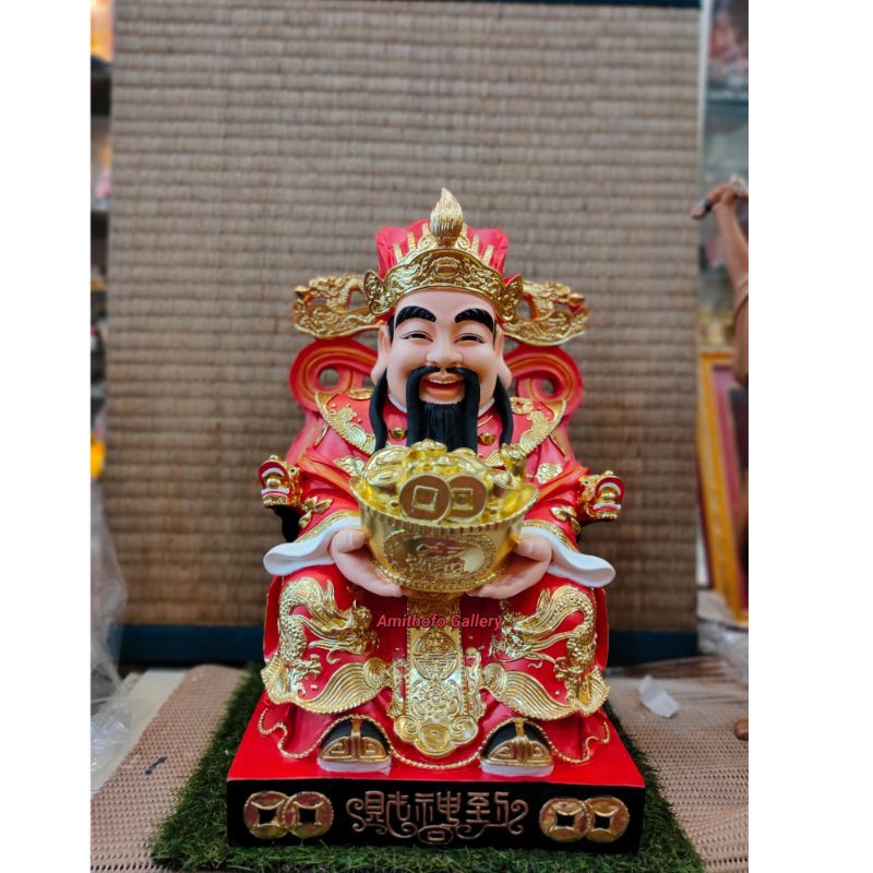 patung chaisen / dewa rezeki 16" fiber