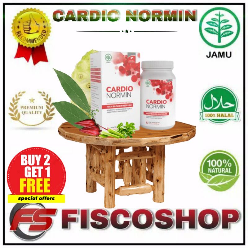 [ ORIGINAL ] Cardio Normin Asli Obat Hipertensi Herbal Isi 30 Kapsul