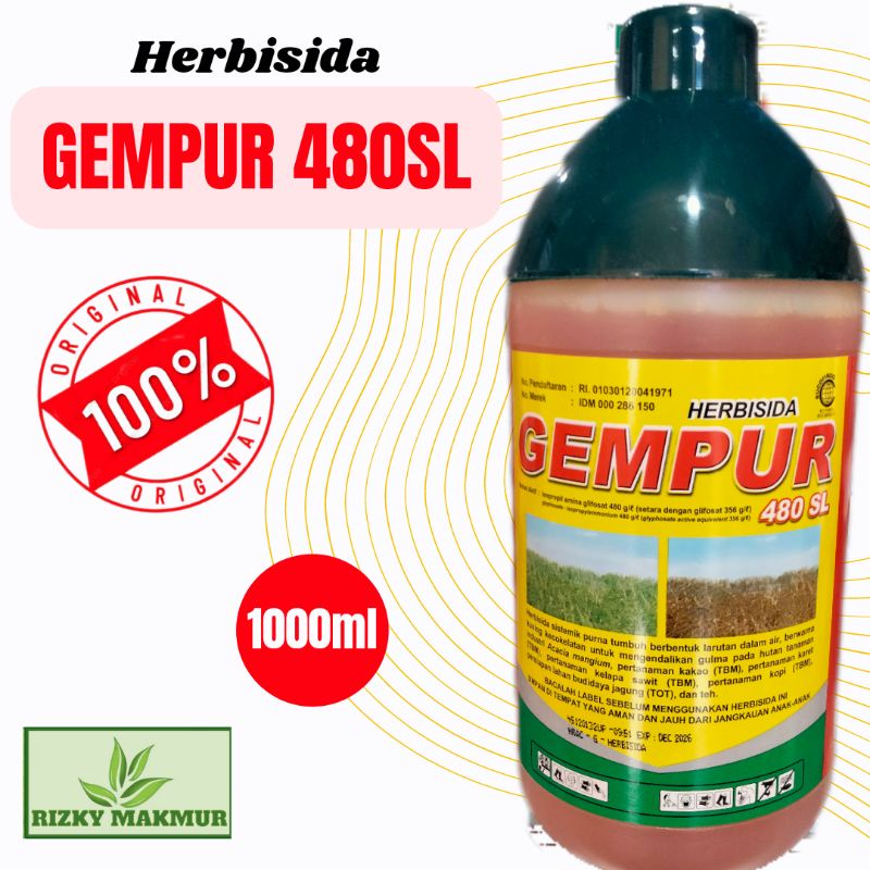 Herbisida Gempur  pembasmi rumput gulma 1000ml