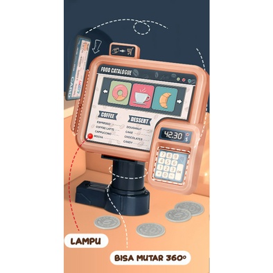 Home Coffee Machine Maker Mainan Anak Membuat Kopi Peran Dapur