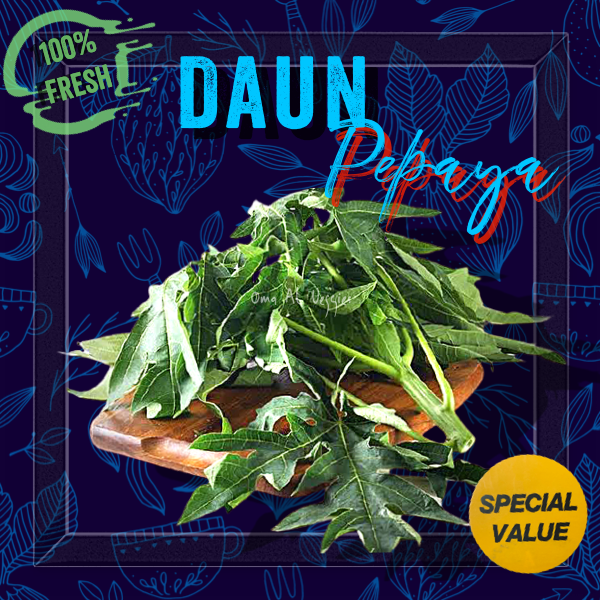 

DAUN PEPAYA / FRESH PAPAYA LEAVES PER IKAT SAYURAN SEGAR