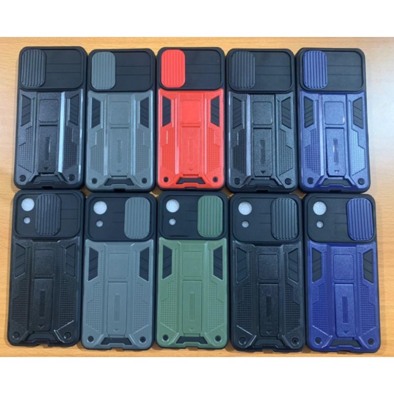 samsung A13 4G hardcase magnetic 2in1 standing hp plus slot card case transformers