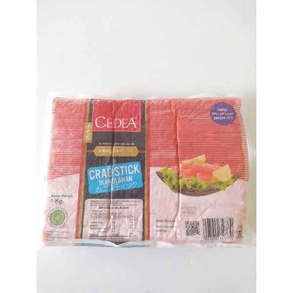 

Cedea crab stick @1kg makanan olahan daging kepiting