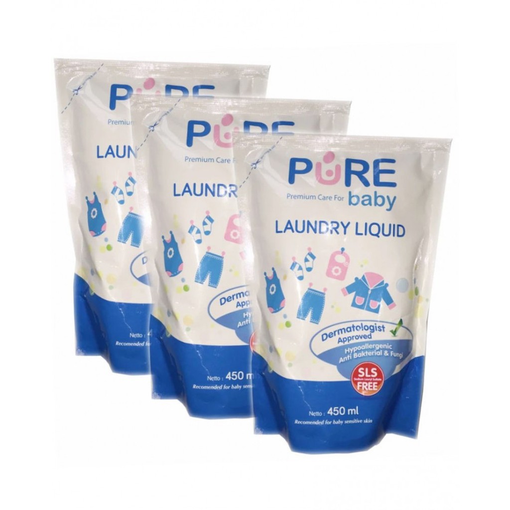 PURE BABY MURAH LAUNDRY LIQUID DETERGENT / LIQUID CLEANSER PEMBERSIH BOTOL  REFILL / PUMP PUREBABY