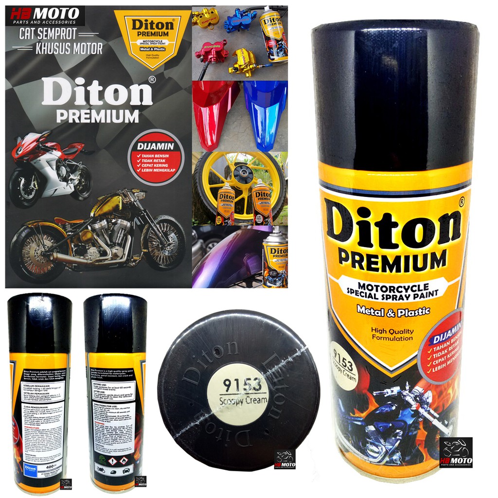 9153 Cat Semprot Diton Premium H 9153 Scoopy Cream ISI 400 CC / Cat Semprot Motor / Cat Pilok Diton