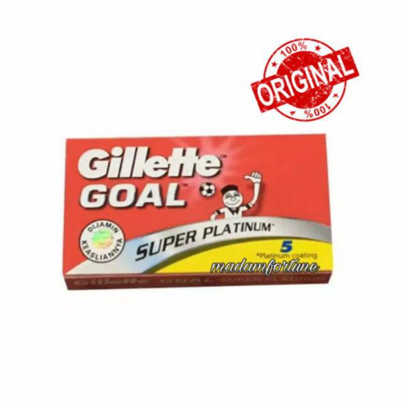 ✔SILET GOAL GILLETTE 100% asli ORIGINAL Isi 5pcs