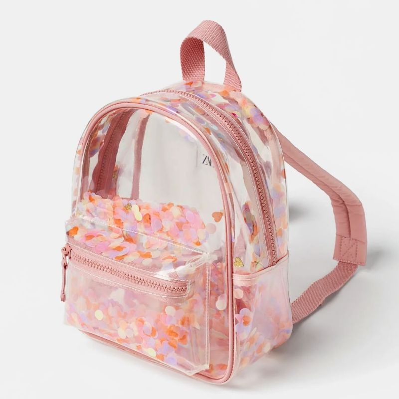 ZRA KIDS/ CONFETTI VINYL BACKPACK