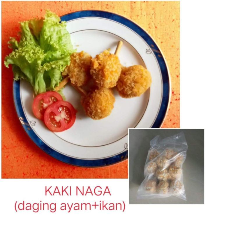 

Kaki naga - daging ayam ikan
