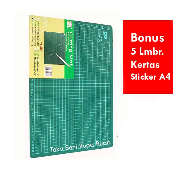 

Alas Potong, Cutting Mat A3, Alas memotong, Karet Papan Potong Cutter, Cuting mat A3