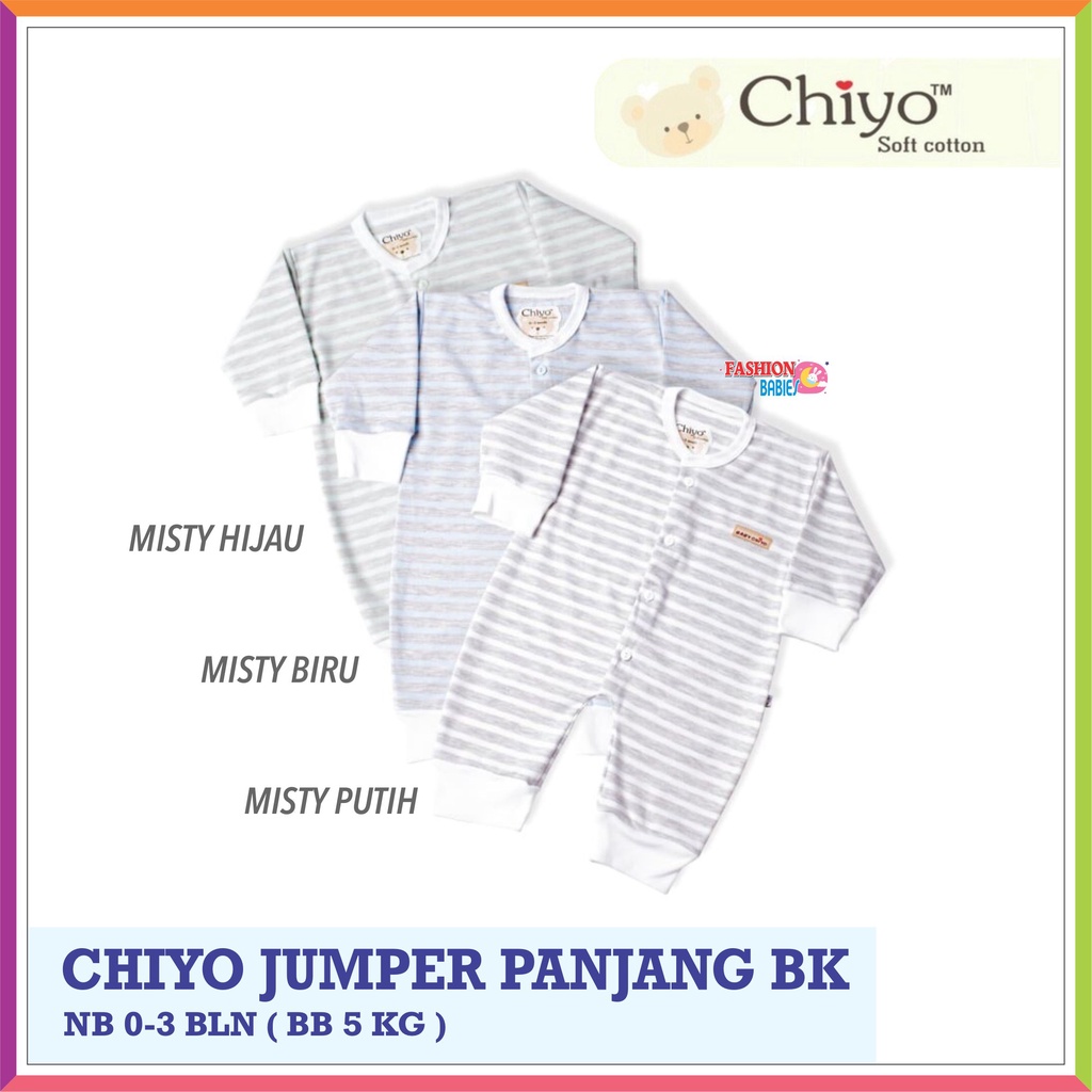 ❤ Baby Fashion ❤ CHIYO JUMPER PANJANG NEWBORN BABY / BAJU KODOK PANJANG / MOTIF PASTEL 0-3 BLN