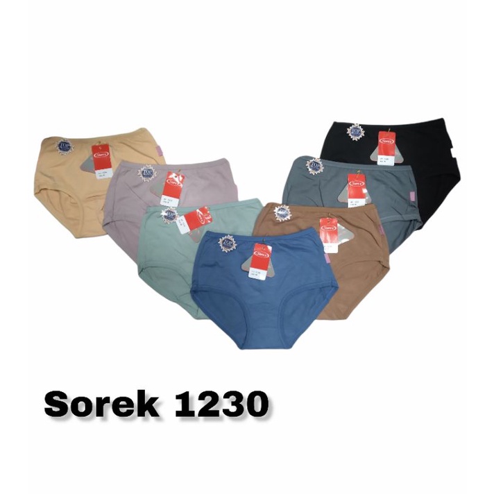 celana dalam wanita sorek 1230 isi 6pcs