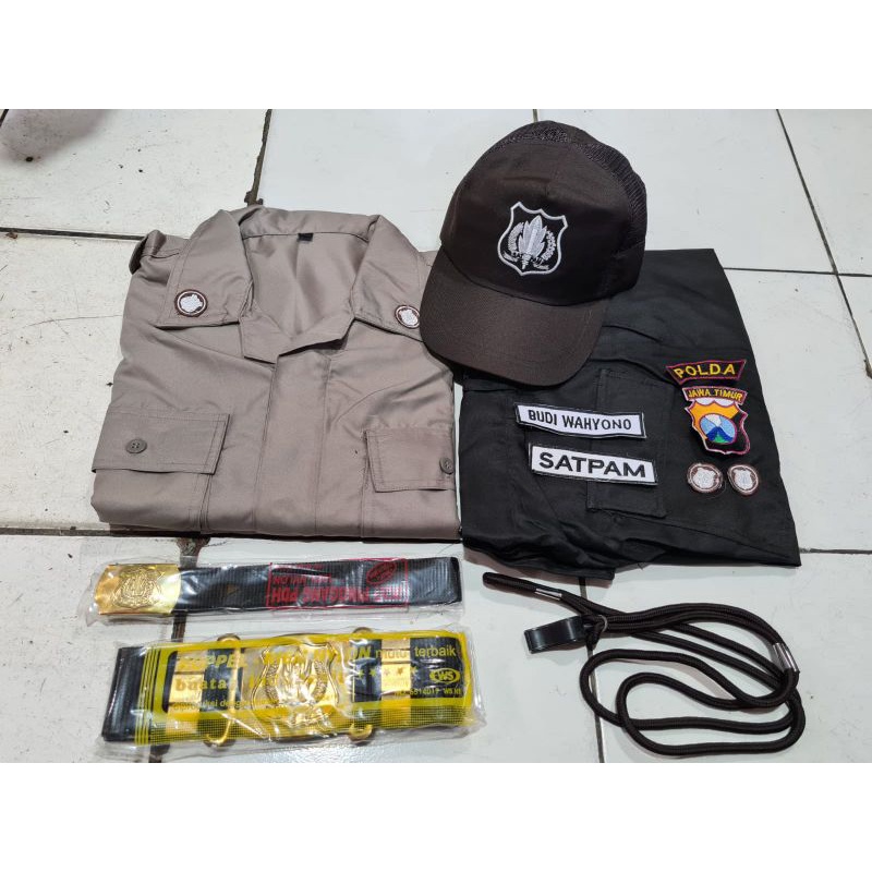 SERAGAM PDL SECURITY LENGKAP