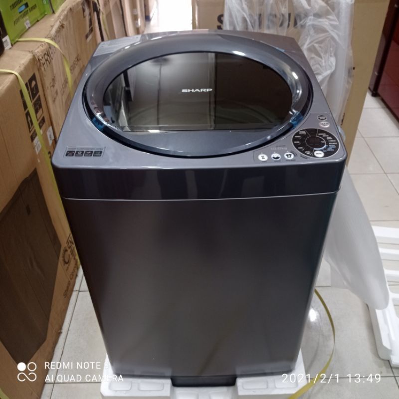 Mesin Cuci SHARP 1 Tabung ES-M1008T Kaps-, 10kg(khusus luar kota pekingkayu)