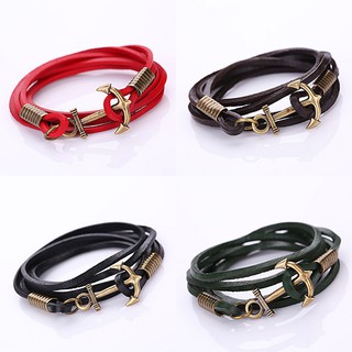  Gelang  Unisex Model Berlapis Gaya Vintage Bentuk Desain 