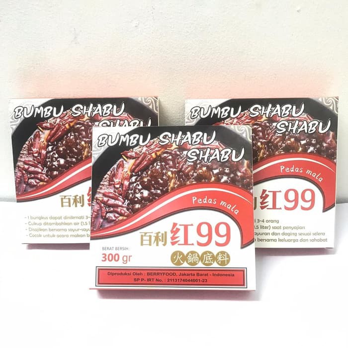 

Promo Spesial - Bumbu Huoguo / Shabu-Shabu Instan / Kuah Mala Sichuan Hotpot 300Gr