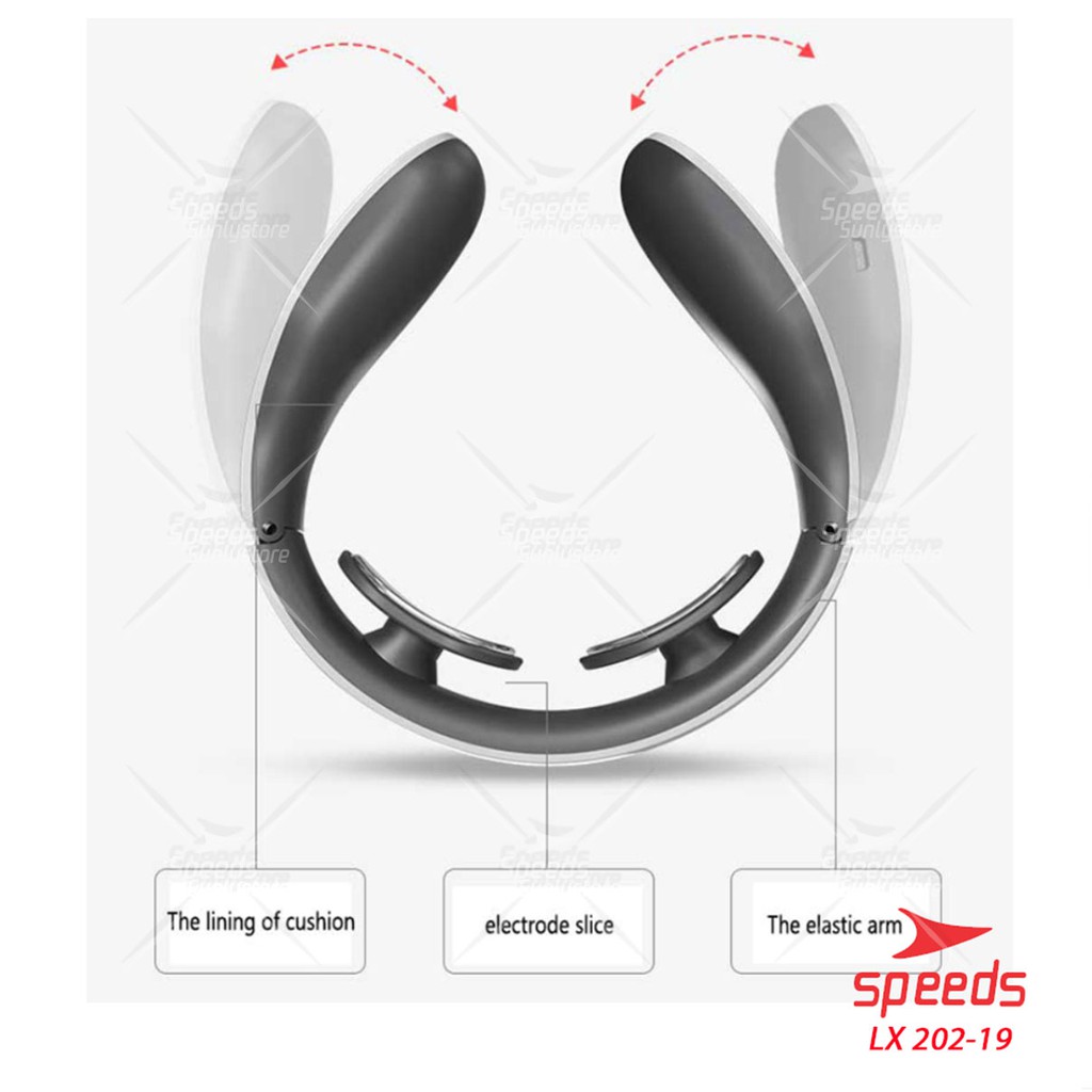 SPEEDS Alat Pijat Leher Alat Pijat Elektrik Cervical Vertebra Terapi Leher 202-19