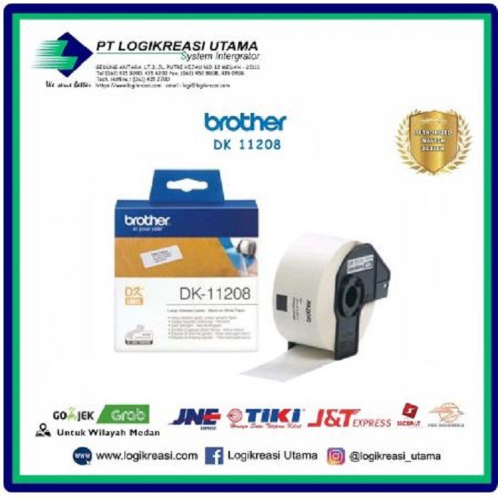 

Label Tape Brother DK11208 Continuous Length Paper Tape
