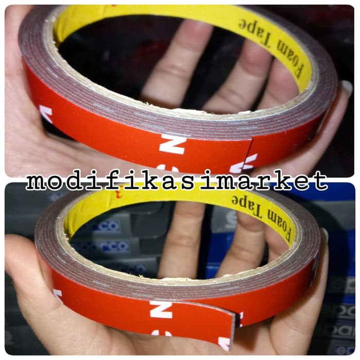 

perekat isolasi 3m (1cm x 3meter) double tape 3m