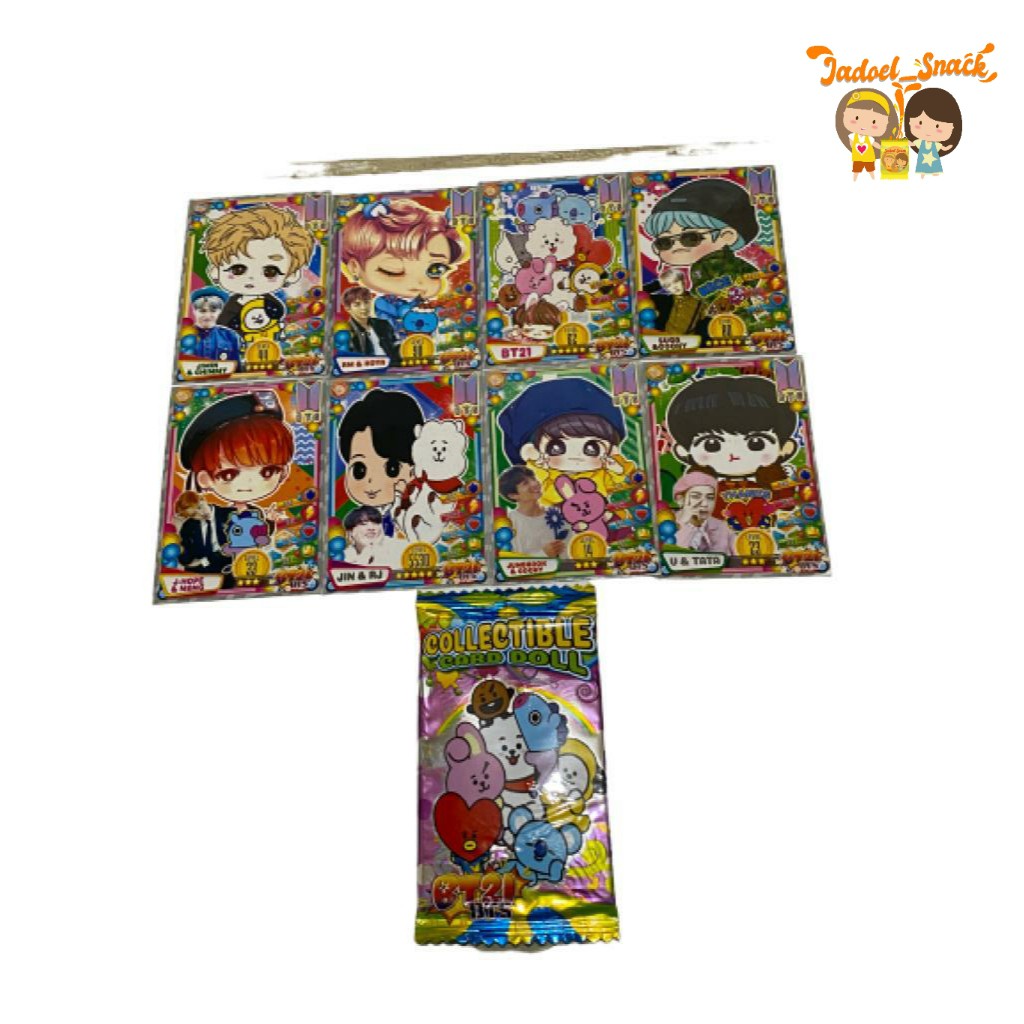 Kartu Trading BTS - Collectible card BTS Unofficial by Jadoel Snack