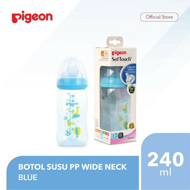 Botol Susu Pigeon Wide Neck 240ml PP