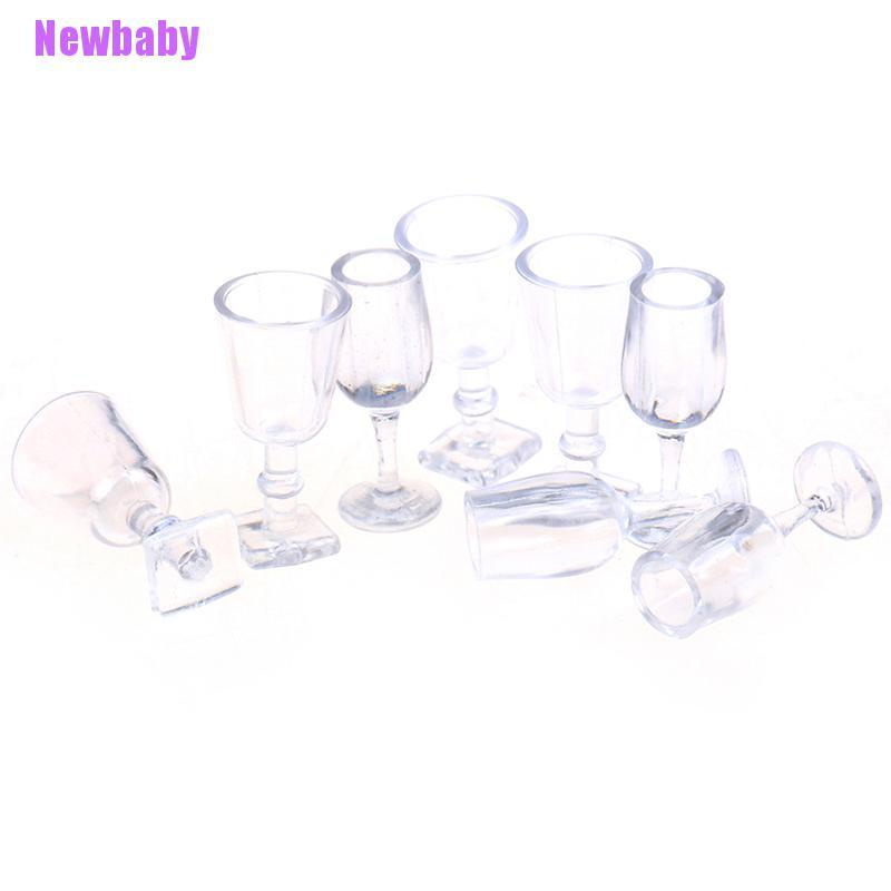 Newbaby 4pcs / set Mainan Miniatur Peralatan Makan Untuk Aksesoris Rumah Boneka 1: 12