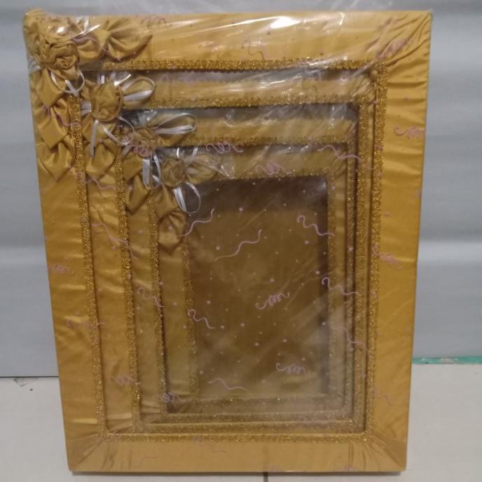 

AKSESORIS PERNIKAHAN KOTAK HANTARAN/KOTAK SESERAHAN TUTUP ISI 4 WARNA GOLD PERLENGKAPAN PESTA CRAFT