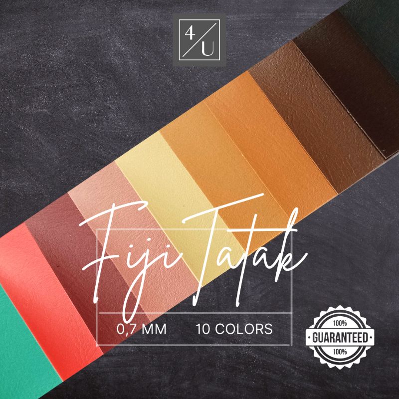 Bahan Kulit Sintetis Meteran - Fiji Gosok Tatak Oscar